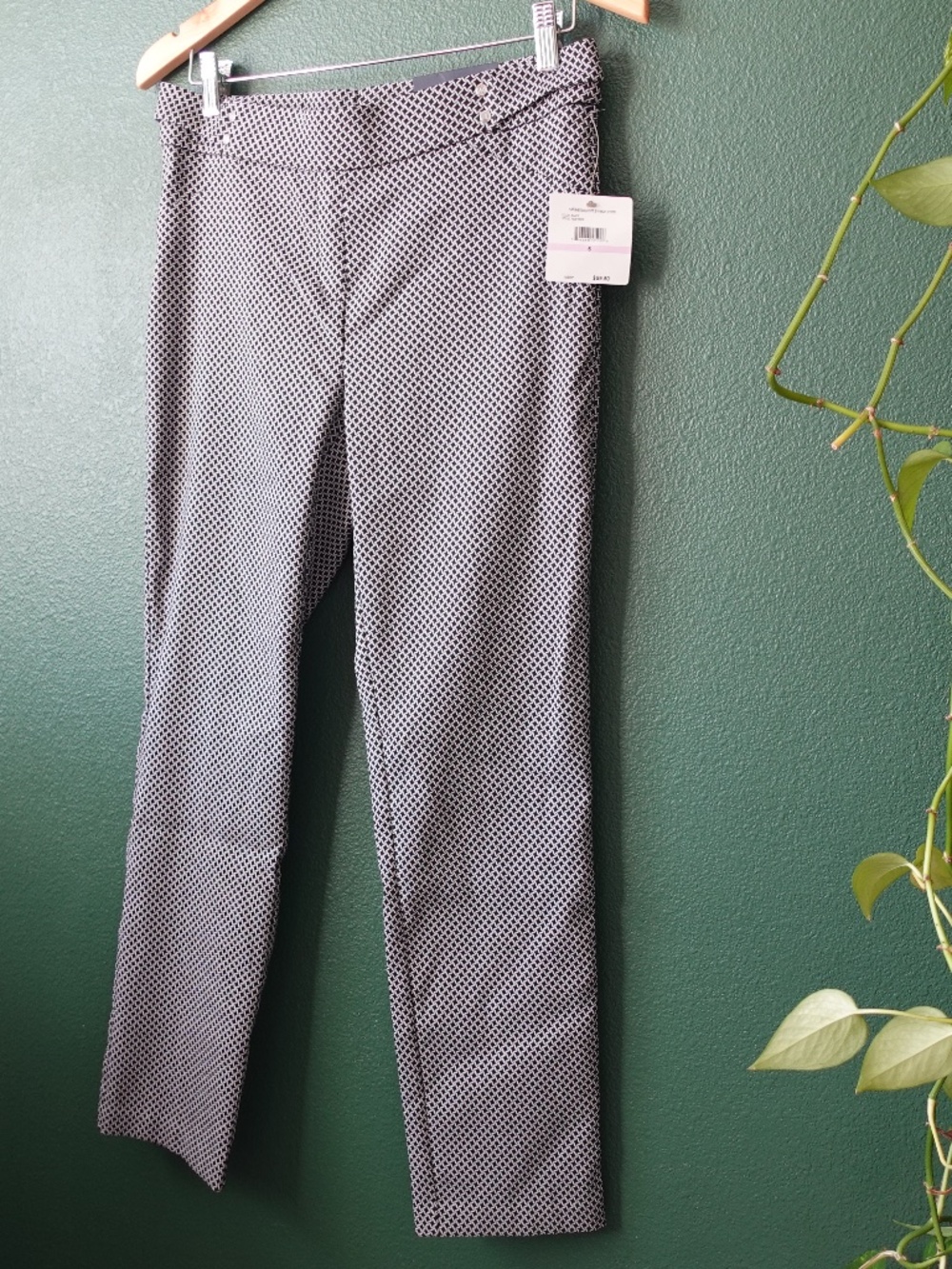 NWT Rafaella Comfort Strechy Pull-on Elastic Waist Rayon Pants 6